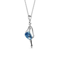 Load image into Gallery viewer, Destiny Sibyl Ballerina Necklace with Swarovski Crystals