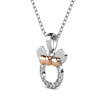 Load image into Gallery viewer, Destiny 925 Minnie Mouse Set with Swarovski Crystals