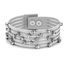 Load image into Gallery viewer, Destiny Jewellery Twinkling Bit Bracelet embellished with Swarovski crystals-available in 2 colours