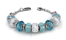 Load image into Gallery viewer, Destiny Jewellery Destiny charm Bracelet embellished with Swarovski crystals -available in 3 colours