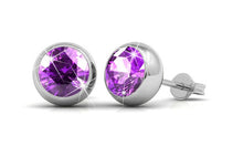 Load image into Gallery viewer, Destiny Jewellery 7 pair Moon earring set embellished with Swarovski crystals