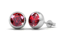 Load image into Gallery viewer, Destiny Jewellery 7 pair Moon earring set embellished with Swarovski crystals