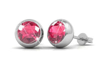 Load image into Gallery viewer, Destiny Jewellery 7 pair Moon earring set embellished with Swarovski crystals