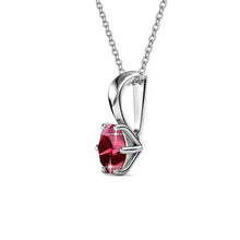Load image into Gallery viewer, Destiny Garnet Necklace with Swarovski Crystal