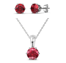 Load image into Gallery viewer, Destiny July Birth Set with Swarovski Crystals