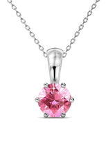 Load image into Gallery viewer, Destiny Pink Necklace with Swarovski Crystal