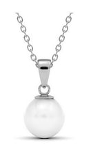 Load image into Gallery viewer, Destiny Pearl Earring & Necklace Set with Swarovski Pearls