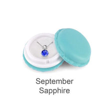 Load image into Gallery viewer, Destiny Sapphire Necklace with Swarovski Crystal