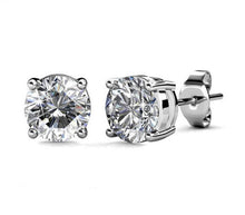 Load image into Gallery viewer, Destiny Royalty 5 Pair Earring Set with Swarovski Crystals - Silver
