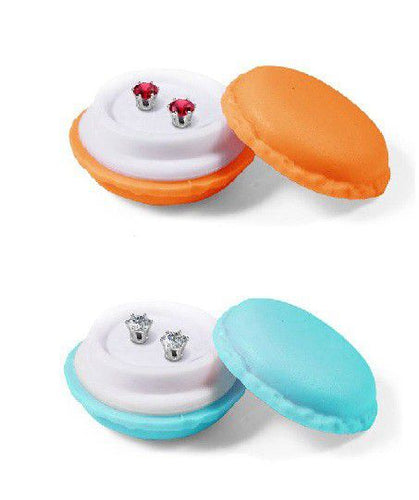 Destiny 2 Pair Earring Set with Swarovski Crystals - Ruby & Diamond