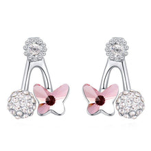 Load image into Gallery viewer, CDE Liya Butterfly Earring with Swarovski Crystals
