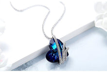 Load image into Gallery viewer, CDE Bliss Necklace with Swarovski Crystals - Blue