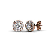 Load image into Gallery viewer, Destiny Gia Earrings with Swarovski Crystals - Rose
