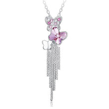 Load image into Gallery viewer, CDE Butterfly Falls Necklace with Swarovski Crystals
