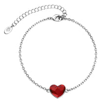 Load image into Gallery viewer, Destiny 925 Sterling Silver Dianna Heart Bracelet with Swarovski Crystals