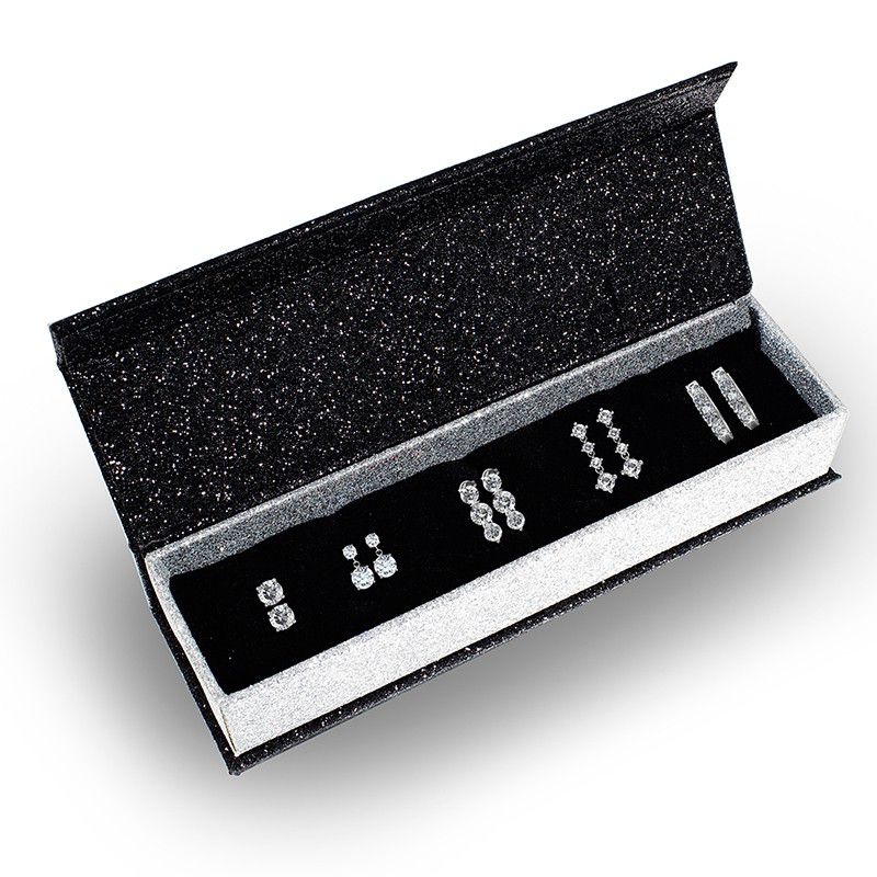 Destiny 925 Sterling Silver Royalty Earrings set with Swarovski Crystals