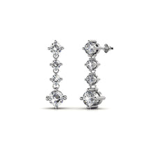 Load image into Gallery viewer, Destiny 925 Sterling Silver Royalty Earrings set with Swarovski Crystals
