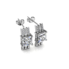 Load image into Gallery viewer, Destiny 925 Sterling Silver Juniper Earrings with Swarovski Crystals