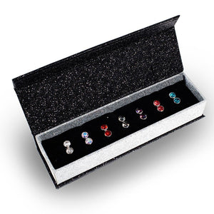 Destiny Lunar 7 pair Earrings set with Swarovski Crystals