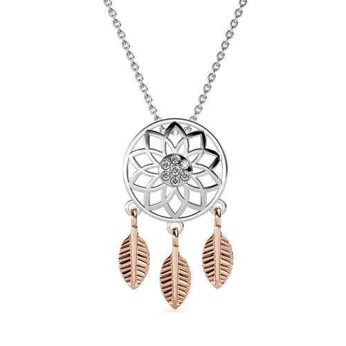 Destiny Dream Catcher Necklace with Swarovski Crystals
