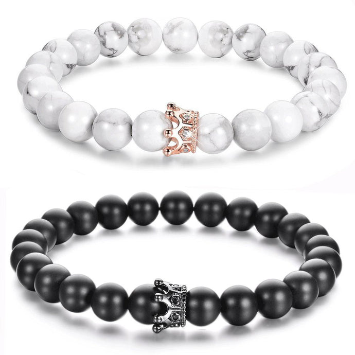 HerJewellery Couple Crown Bracelets