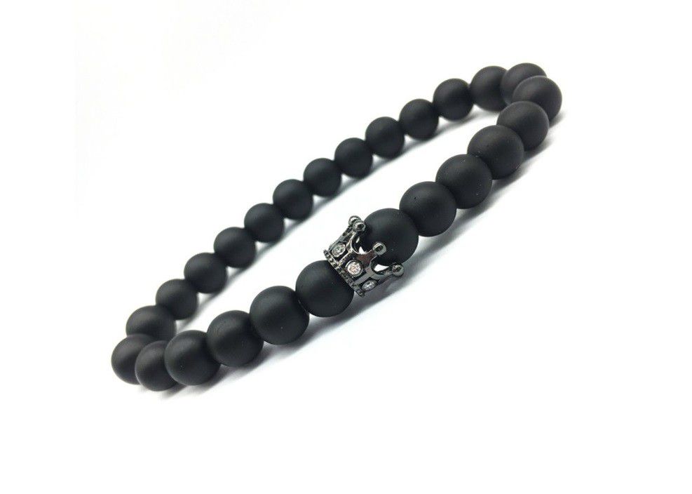 HerJewellery Crown Bracelet Black