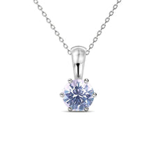 Load image into Gallery viewer, Destiny Lavender Necklace With Crystals From Swarovski in a Macaroon Case