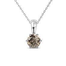 Load image into Gallery viewer, Destiny Greige Necklace With Crystals From Swarovski in a Macaroon Case