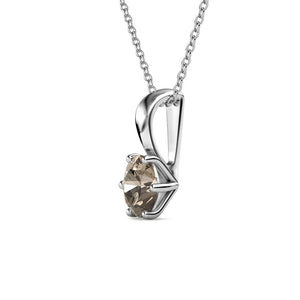 Destiny Greige Necklace With Crystals From Swarovski in a Macaroon Case