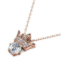 Load image into Gallery viewer, Destiny Crown Jewel Pendant With Crystals From Swarovski