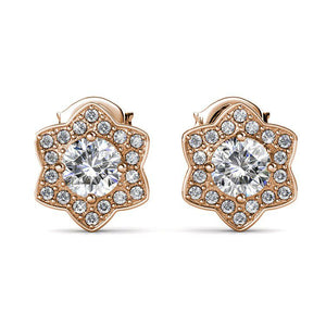 Destiny Estella Earrings with Crystals From Swarovski®-Rose gold
