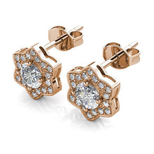 Load image into Gallery viewer, Destiny Estella Earrings with Crystals From Swarovski®-Rose gold