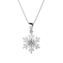 Load image into Gallery viewer, Destiny Snow Necklace with Crystals from Swarovski