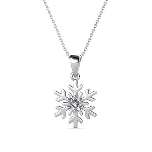 Destiny Snow Necklace with Crystals from Swarovski