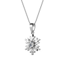 Load image into Gallery viewer, Destiny Snow Necklace with Crystals from Swarovski