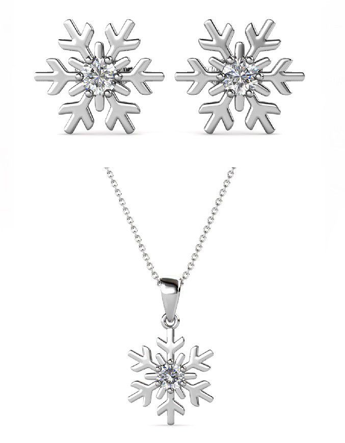 Destiny Snow Set with Crystals from Swarovski