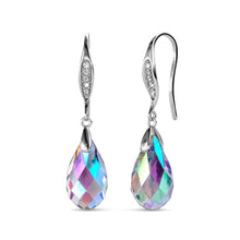 Load image into Gallery viewer, Destiny Droplet Earring with Swarovski Crystals Paradise Shine