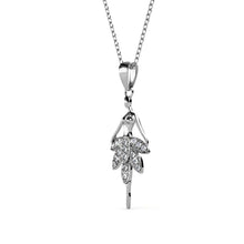 Load image into Gallery viewer, Destiny Pixie Ballerina Necklace with Swarovski Crystals