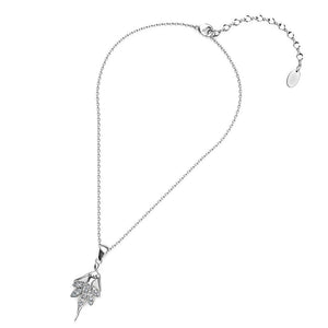 Destiny Pixie Ballerina Necklace with Swarovski Crystals