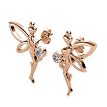 Load image into Gallery viewer, Destiny Fairy earrings with Swarovski Crystals – Rose