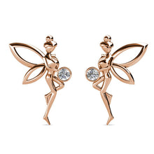 Load image into Gallery viewer, Destiny Fairy earrings with Swarovski Crystals – Rose
