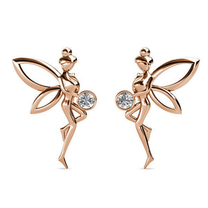 Destiny Fairy earrings with Swarovski Crystals – Rose