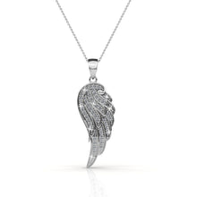 Load image into Gallery viewer, Destiny Mikaeala Angel Wing Necklace Set with Swarovski Crystals