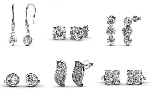Destiny Eva Earring Set with Swarovski Crystals