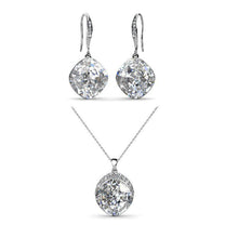Load image into Gallery viewer, Destiny Nyla Set with Swarovski Crystals - White