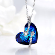Load image into Gallery viewer, HerJewellery Elsa Heart Necklace with Swarovski Crystals