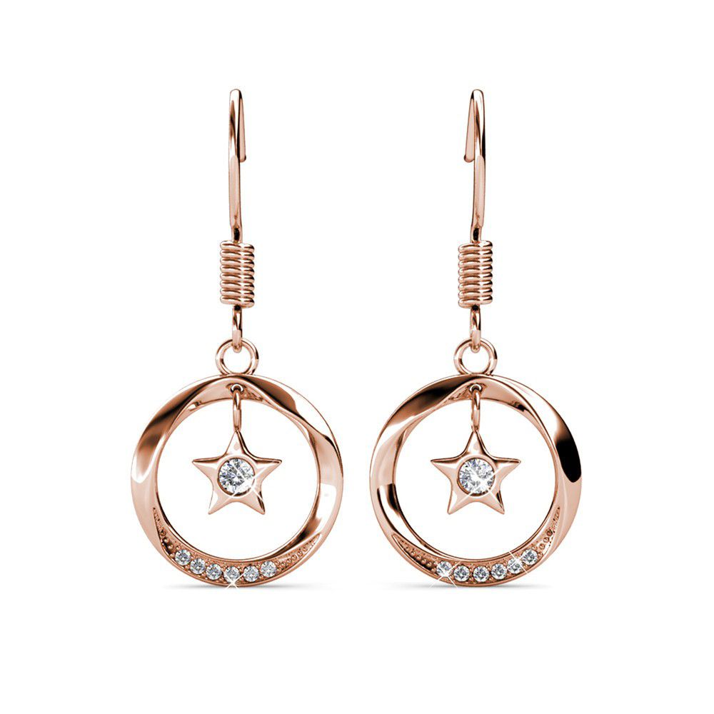 Destiny Alia Earrings with Swarovski Crystals