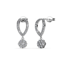 Load image into Gallery viewer, Destiny Hazel Drop Earrings with Swarovski Crystals
