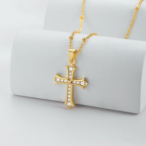 CDE Cross of Hope Necklace made with swarovski Crystal