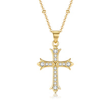 Load image into Gallery viewer, CDE Cross of Hope Necklace made with swarovski Crystal